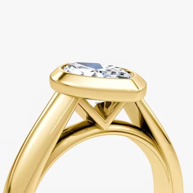 Marquise Diamond 18K White Gold Art Deco Ring