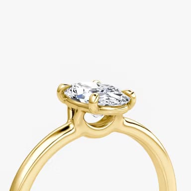 The Devotion - Oval 18K White Gold Ring