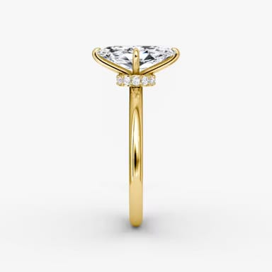 Solitaire Marquise Diamond Necklace J1