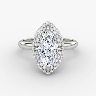 Multi-Stone Platinum Statement Ring RB