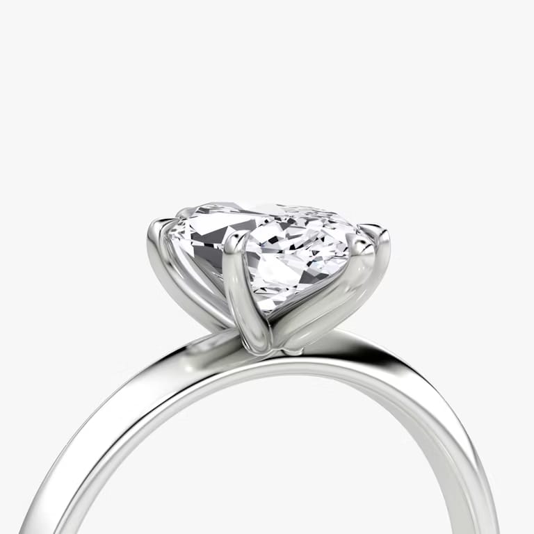 Classic Solitaire Marquise Ring
